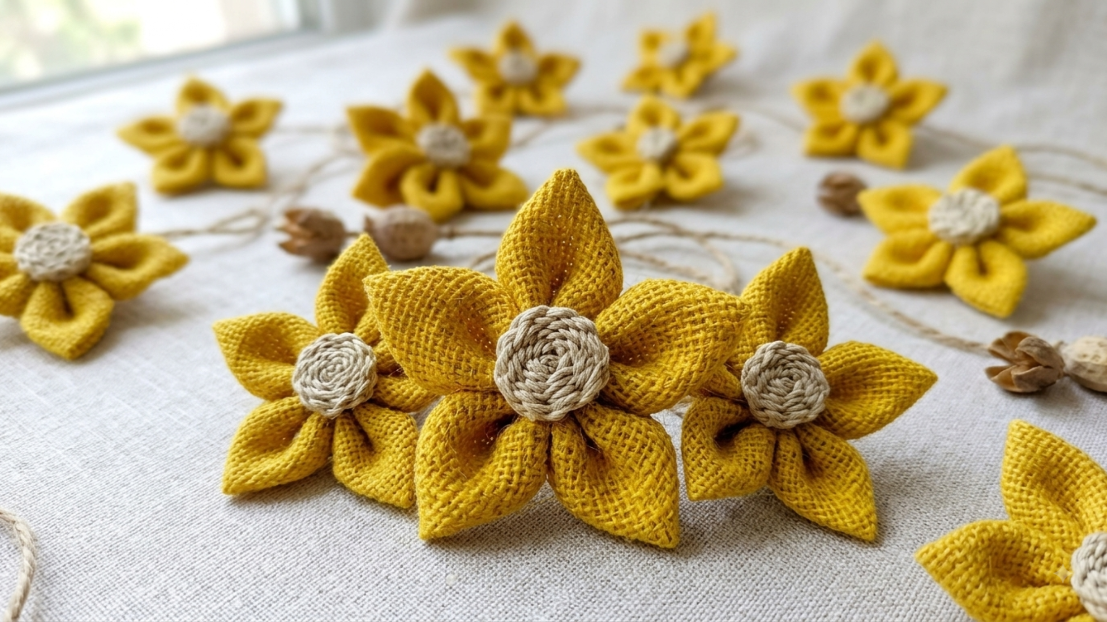 Jute Flowers: A Beautiful and Eco-Friendly Choice for Home Décor